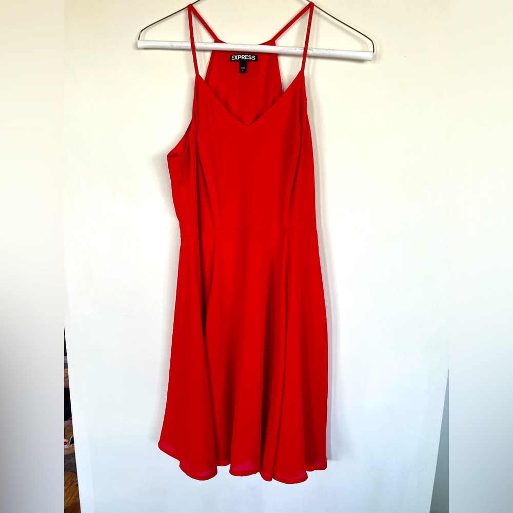 Express Fit and Flare Mini Dress